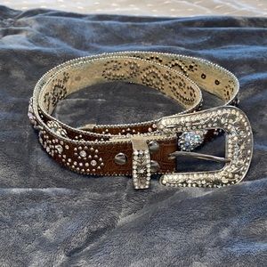 Sparkley western belt size XL